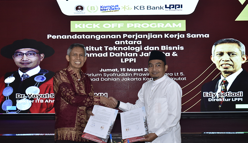 Penandatanganan Perjanjian Kerja Sama LPPI dengan Institut Teknologi dan Bisnis Ahmad Dahlan